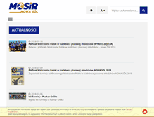 Tablet Screenshot of mosir-nowasol.pl